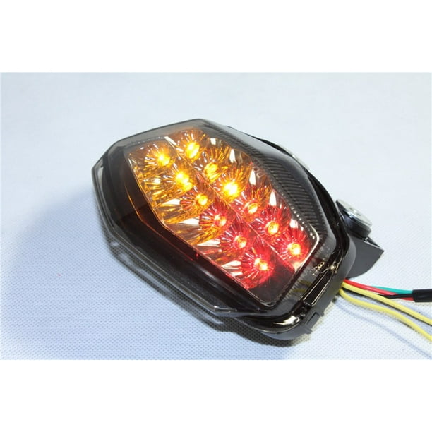 Led Tail Light Brake Turn Signals For Kawasaki Ninja Zx250R 2008 2009 2010 Smoke Led Tail Light Brake Turn Signals For Kawasaki Ninja Zx250R 2008 2009 2010 Smoke